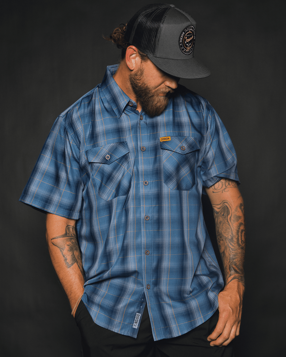 Mens Dixxon Flannel Co. Bamboo party shirt on sale - The Haze (S) BNIB