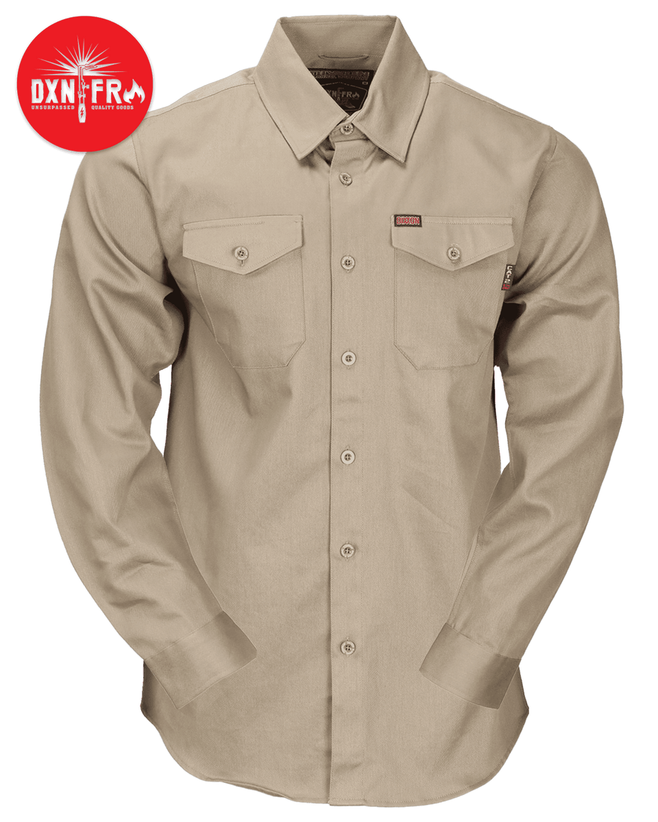 WorkForce Long Sleeve Work Shirt - Khaki | Dixxon Flannel Co. 2x