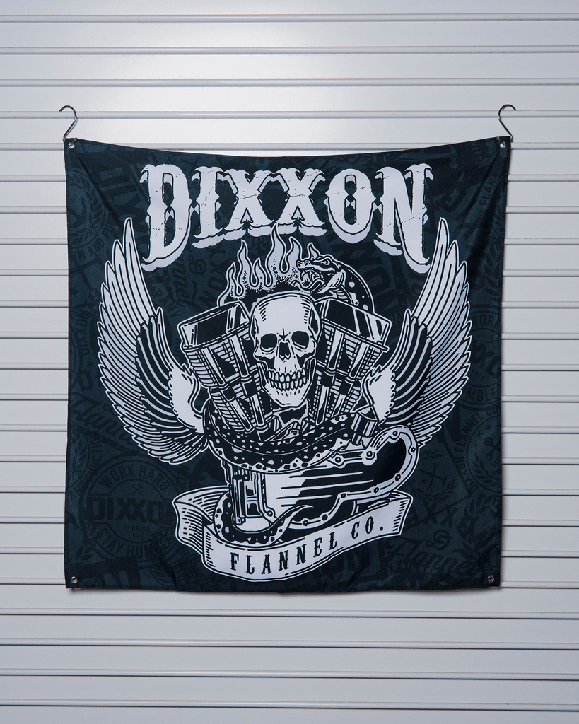 74 Garage Banner - 36" x 36" - Dixxon Flannel Co.