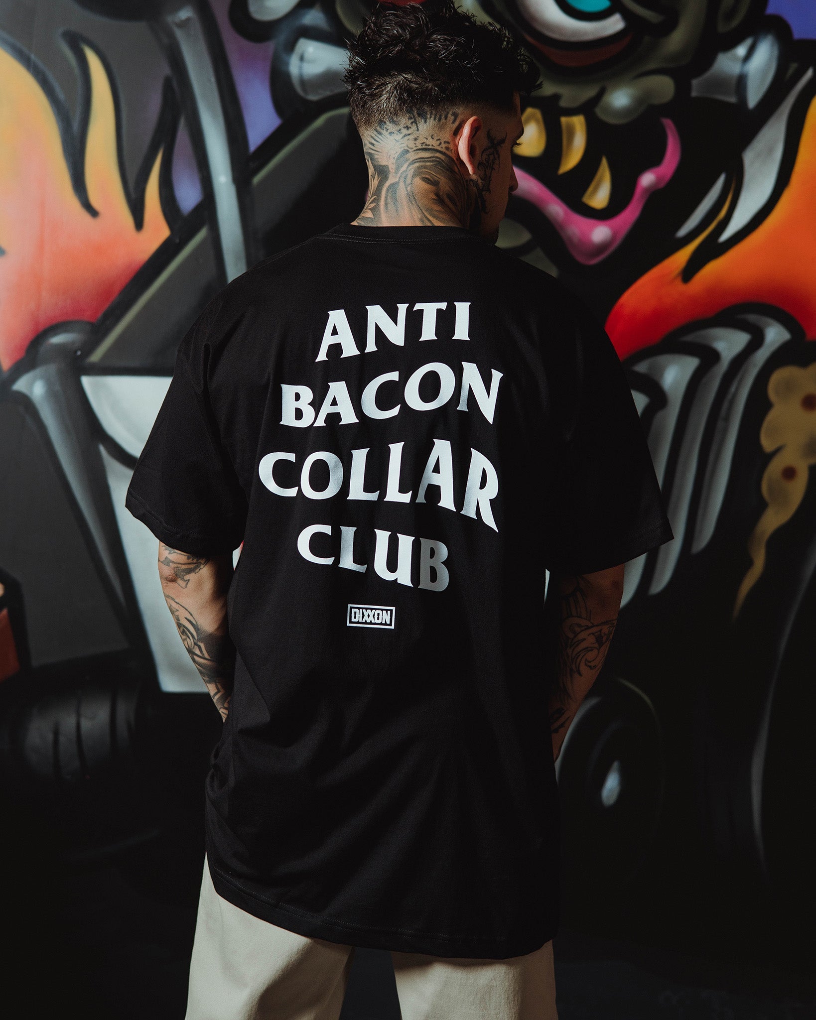 Anti Bacon Collar Club T-Shirt - Black | Dixxon Flannel Co.