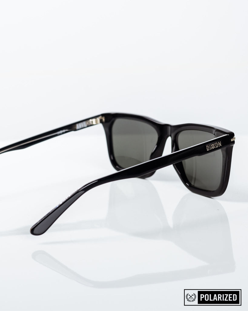 Anvil Sunglasses - Polished Black & Gray Polarized - Dixxon Flannel Co.