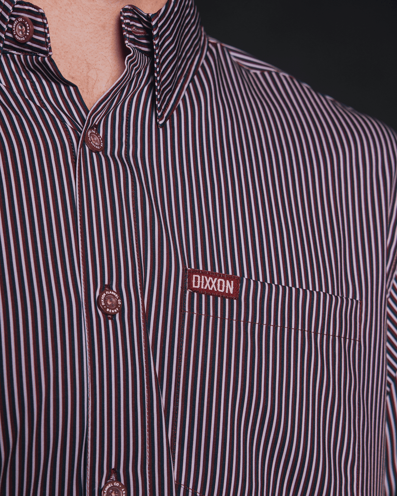 Benny TS Short Sleeve - Maroon - Dixxon Flannel Co.