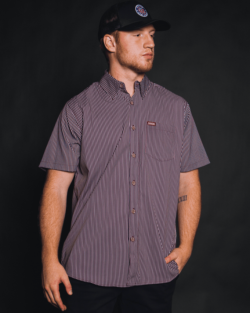 Benny TS Short Sleeve - Maroon - Dixxon Flannel Co.