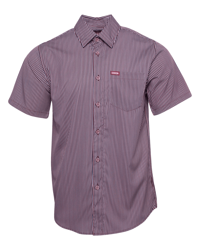 Benny TS Short Sleeve - Maroon - Dixxon Flannel Co.