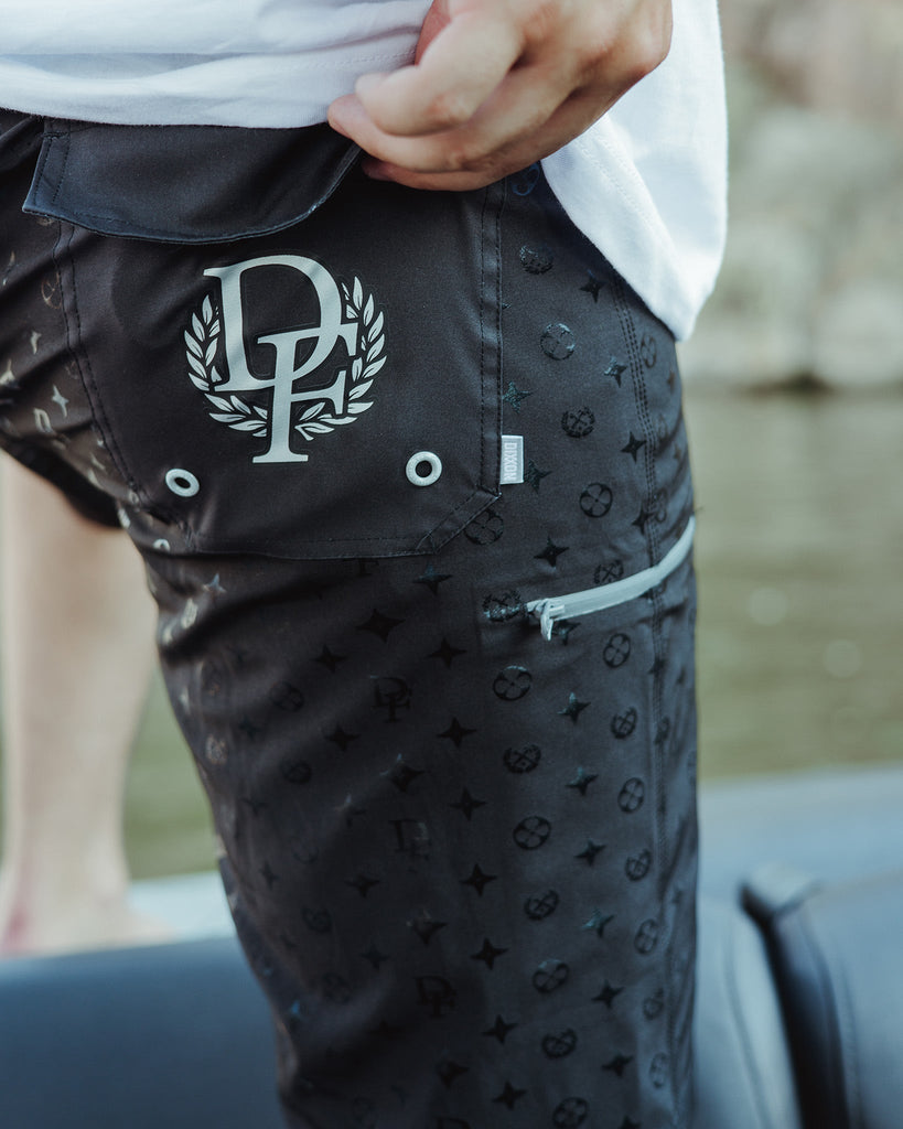 Black Bougie Boardshorts - Foil - Dixxon Flannel Co.