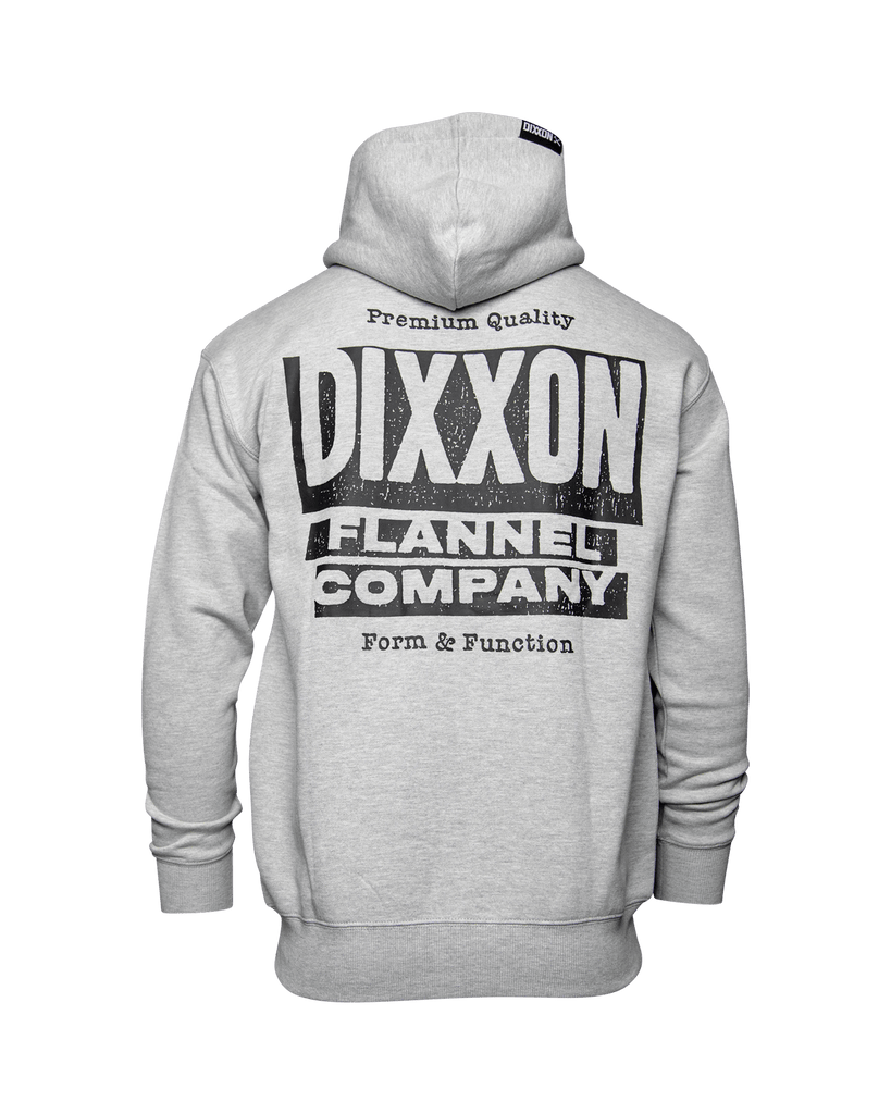 Black Premium Quality Zip Up Hoodie - Heather Gray - Dixxon Flannel Co.