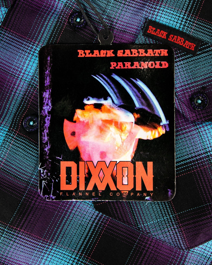 Black Sabbath Paranoid Flannel - Dixxon Flannel Co.