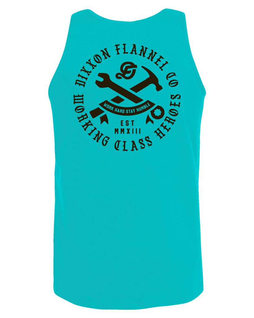 Black Working Class Badge Tank - Tiffany - Dixxon Flannel Co.