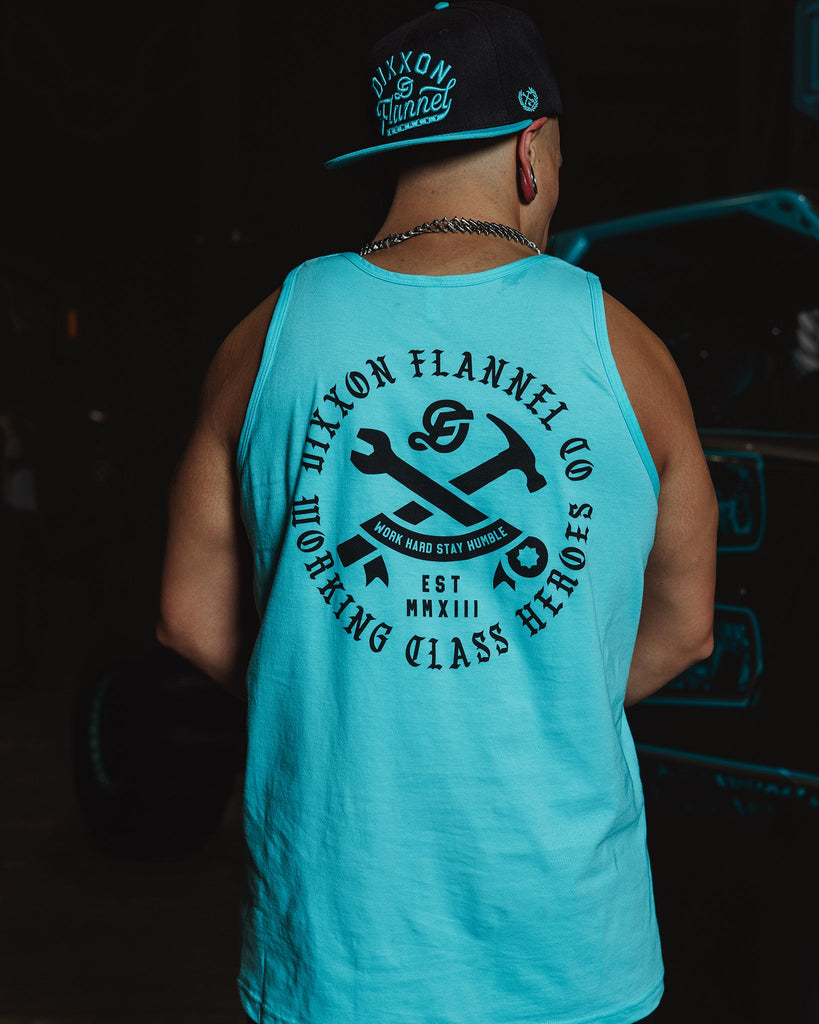 Black Working Class Badge Tank - Tiffany - Dixxon Flannel Co.