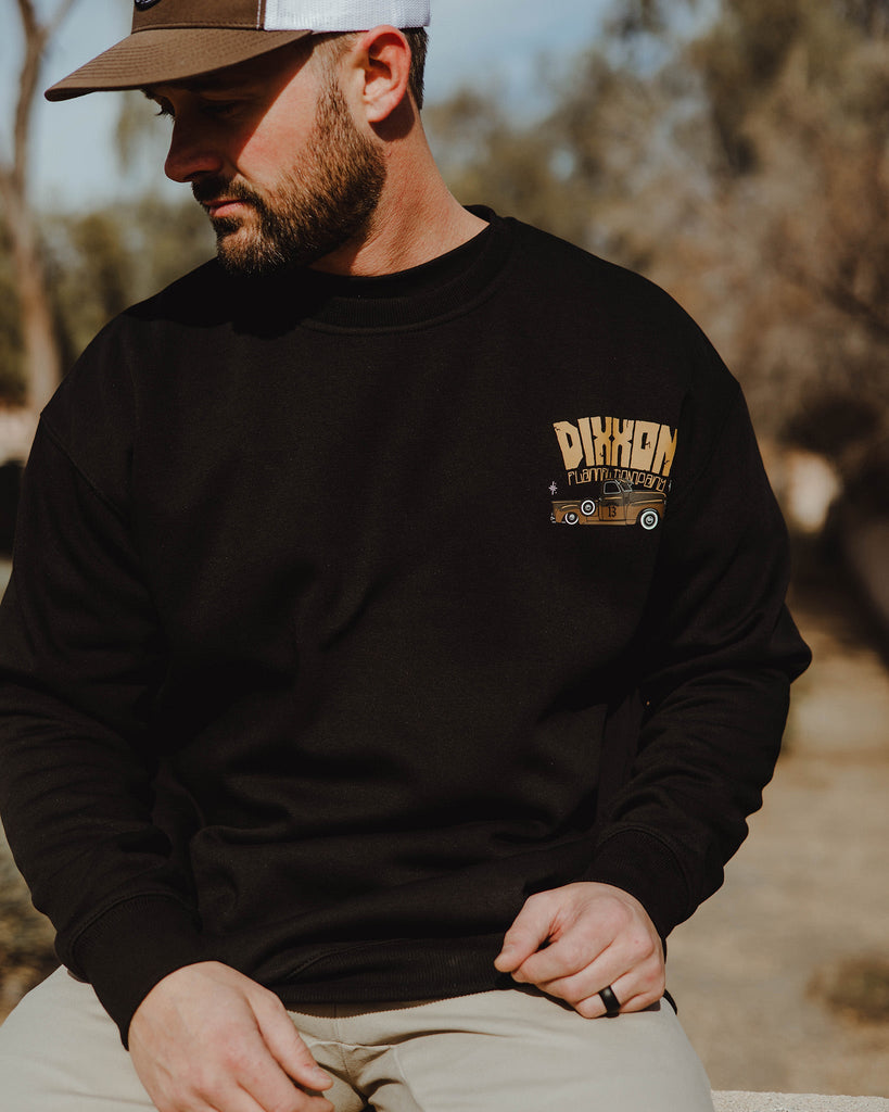 Blessed Are The Working Class Crewneck Sweatshirt - Black - Dixxon Flannel Co.