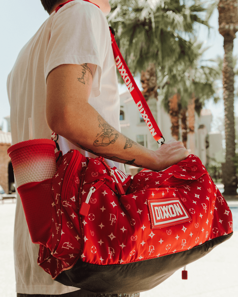 Bougie Duffle Bag - Red & White - Dixxon Flannel Co.