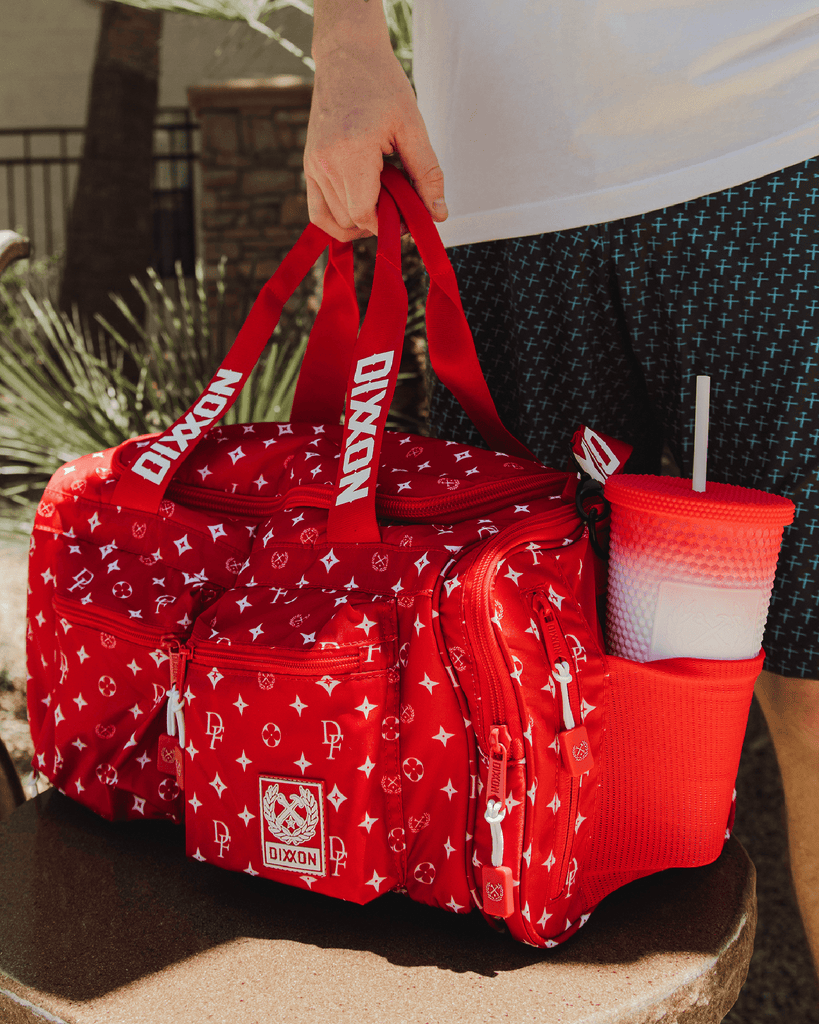 Bougie Duffle Bag - Red & White - Dixxon Flannel Co.