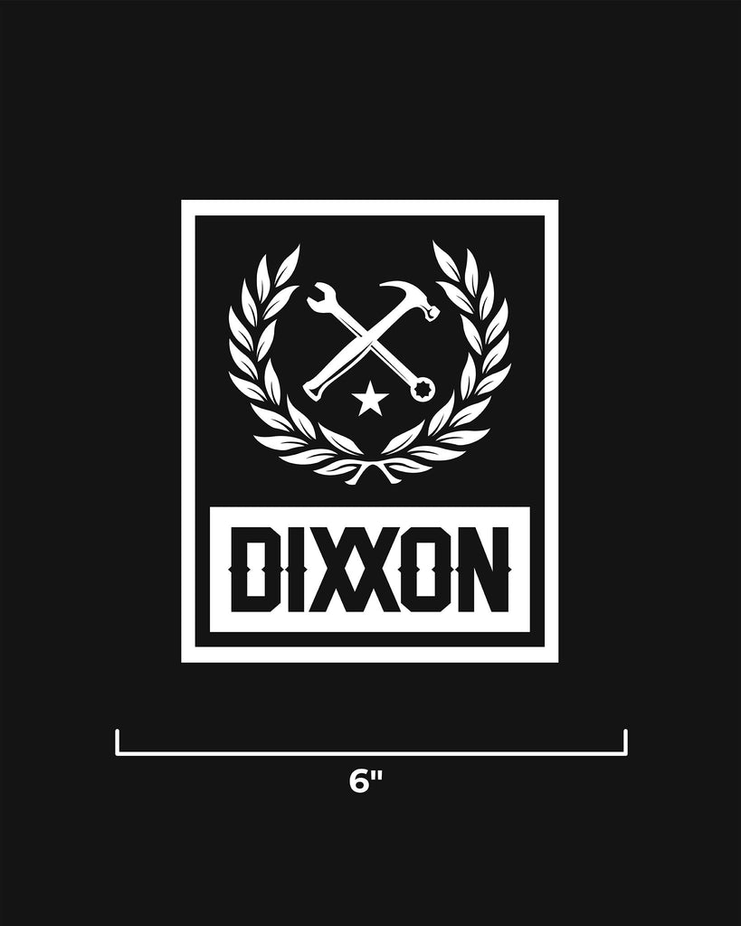 Box Crest 6" Die Cut Sticker - Dixxon Flannel Co.