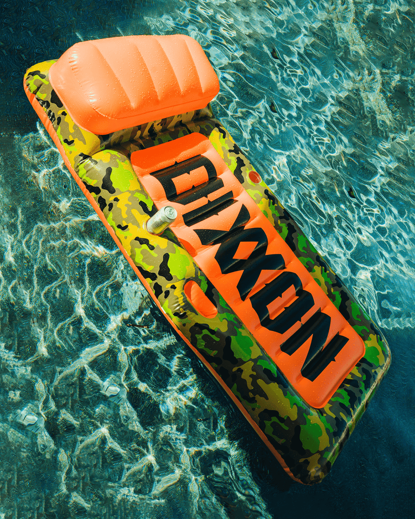 Camo & Orange Pool Raft - Dixxon Flannel Co.