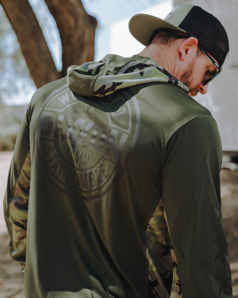 Camo UV Pullover Hoodie - OD Green - Dixxon Flannel Co.