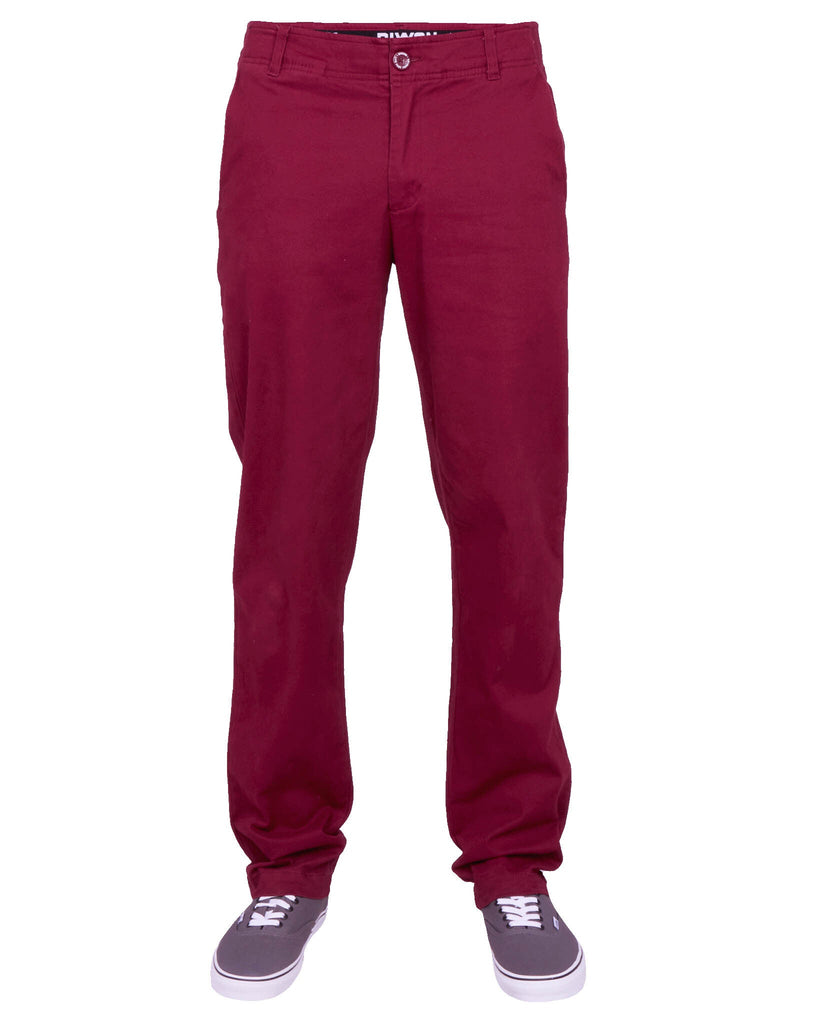 Chino Pants - Maroon - Dixxon Flannel Co.