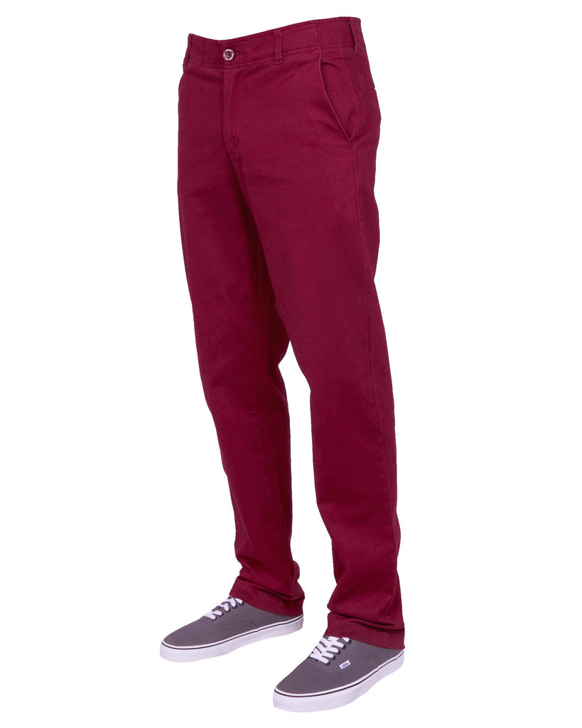 Chino Pants - Maroon - Dixxon Flannel Co.