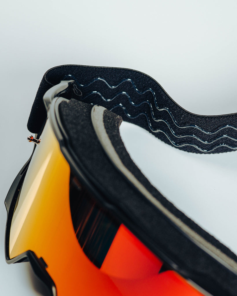 Contender MX Goggle - Black & Red / REVO Red Lens - Dixxon Flannel Co.