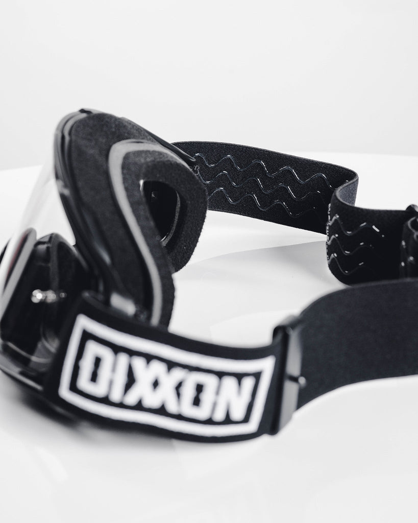 Contender MX Goggle - Black & White / Clear Lens - Dixxon Flannel Co.