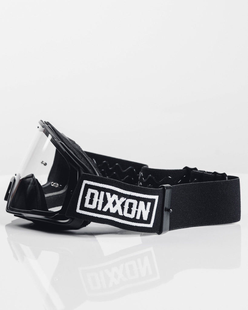 Contender MX Goggle - Black & White / Clear Lens - Dixxon Flannel Co.