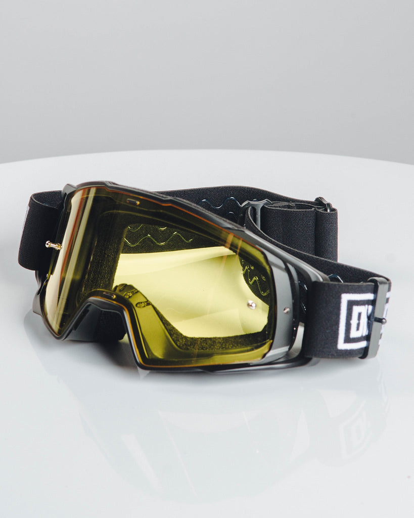 Contender MX Goggle Sand - Black & White / Yellow Lens - Dixxon Flannel Co.