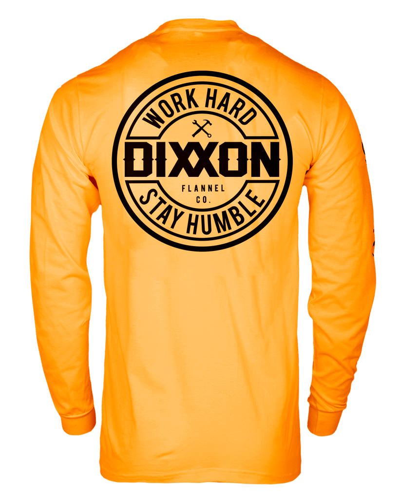 Corpo Hi Vis Long Sleeve T-Shirt - Safety Orange - Dixxon Flannel Co.