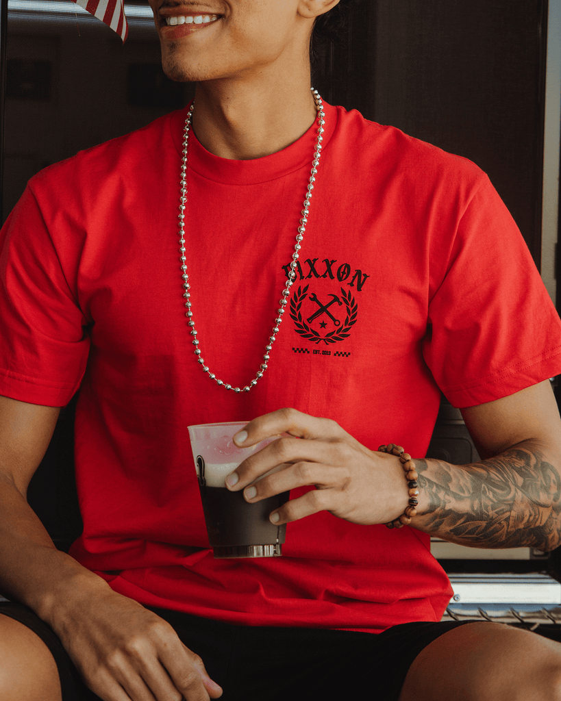 Cruz T-Shirt - Red - Dixxon Flannel Co.