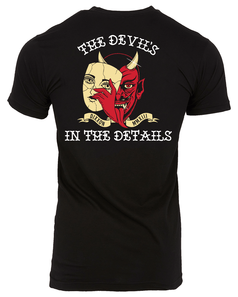 Devil Is In The Details T - Shirt - Black - Dixxon Flannel Co.