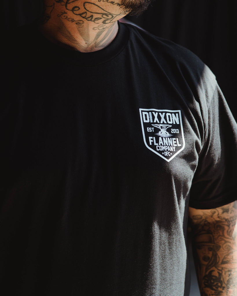 DFC Shield T - Shirt - Black - Dixxon Flannel Co.