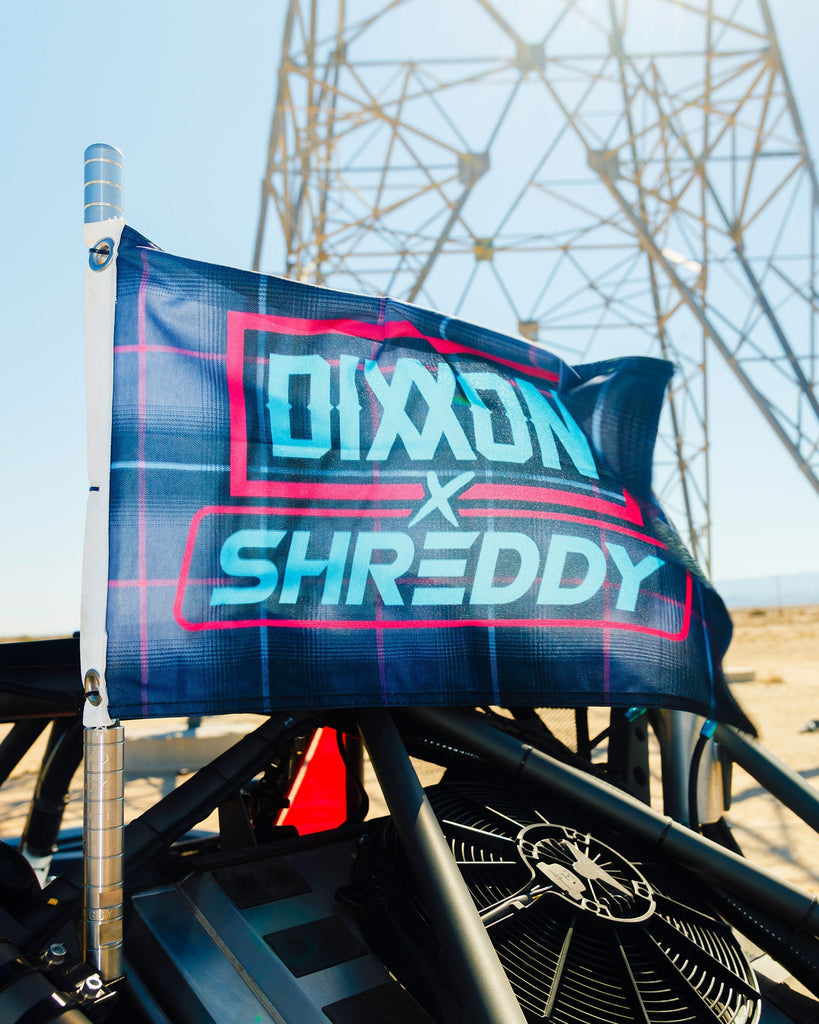 Dixxon x Shreddy 2024 Flag - Small 12"x18" - Dixxon Flannel Co.