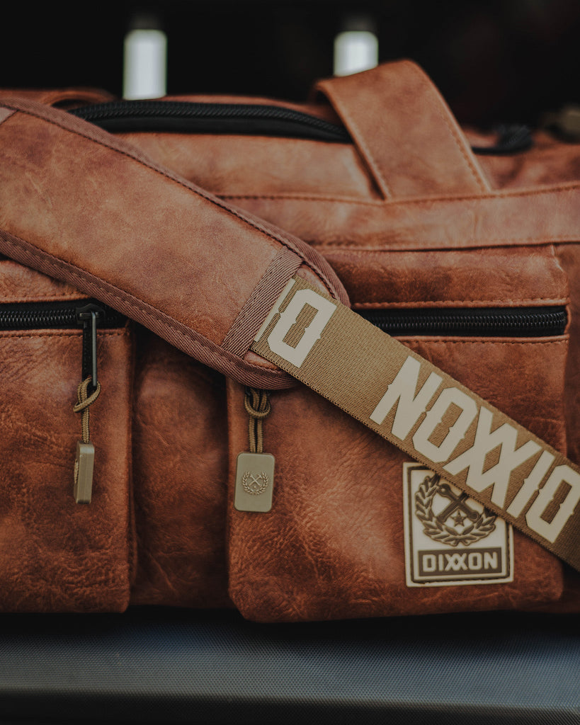 Duffel Bag - Brown Distressed Leather - Dixxon Flannel Co.