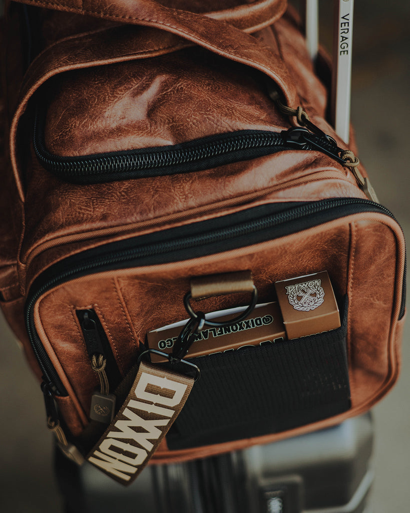 Duffel Bag - Brown Distressed Leather - Dixxon Flannel Co.