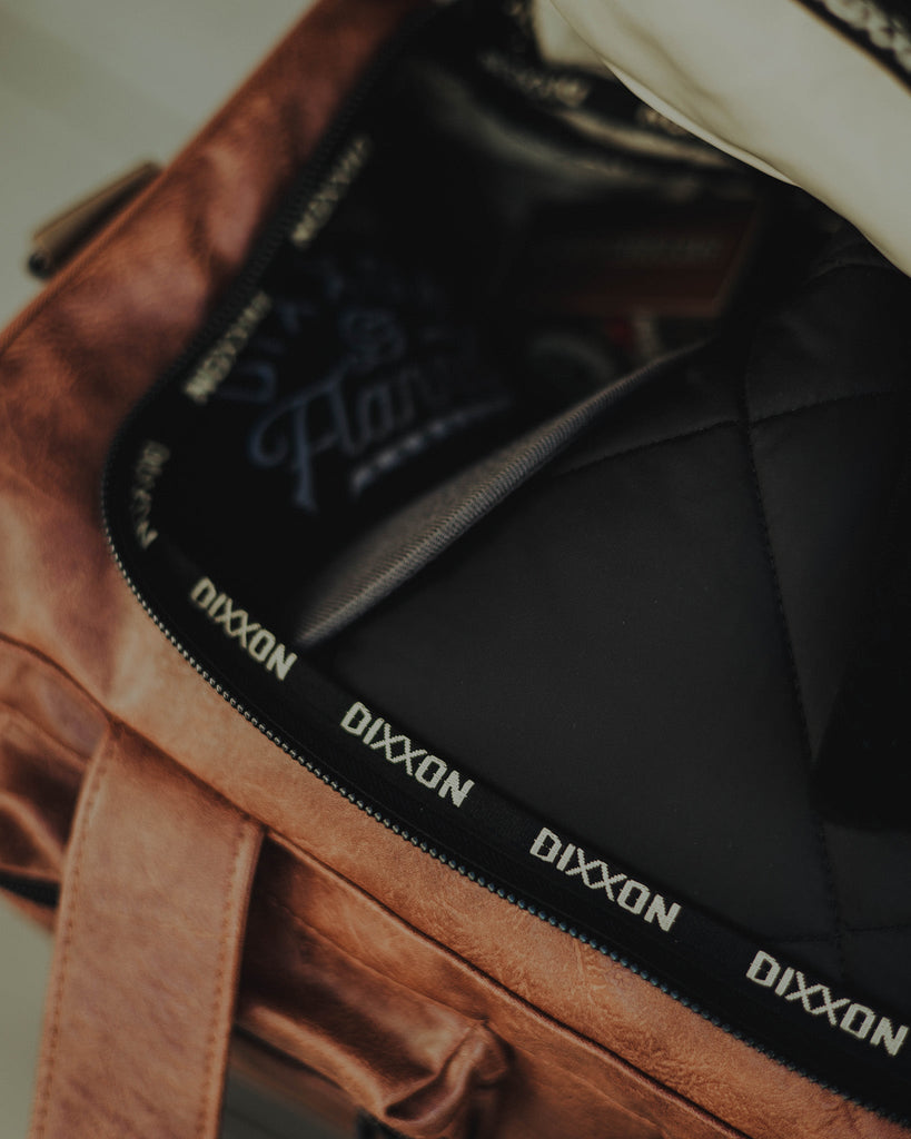 Duffel Bag - Brown Distressed Leather - Dixxon Flannel Co.