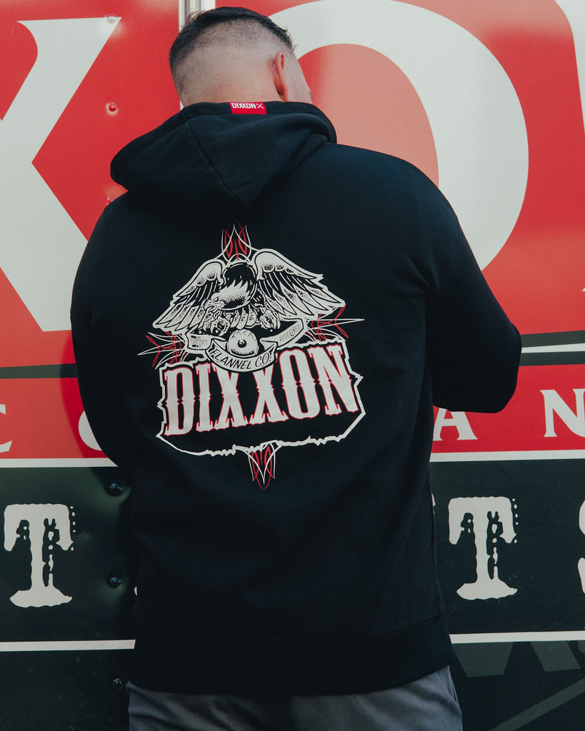 Eagle Eye Zip Up - Black - Dixxon Flannel Co.