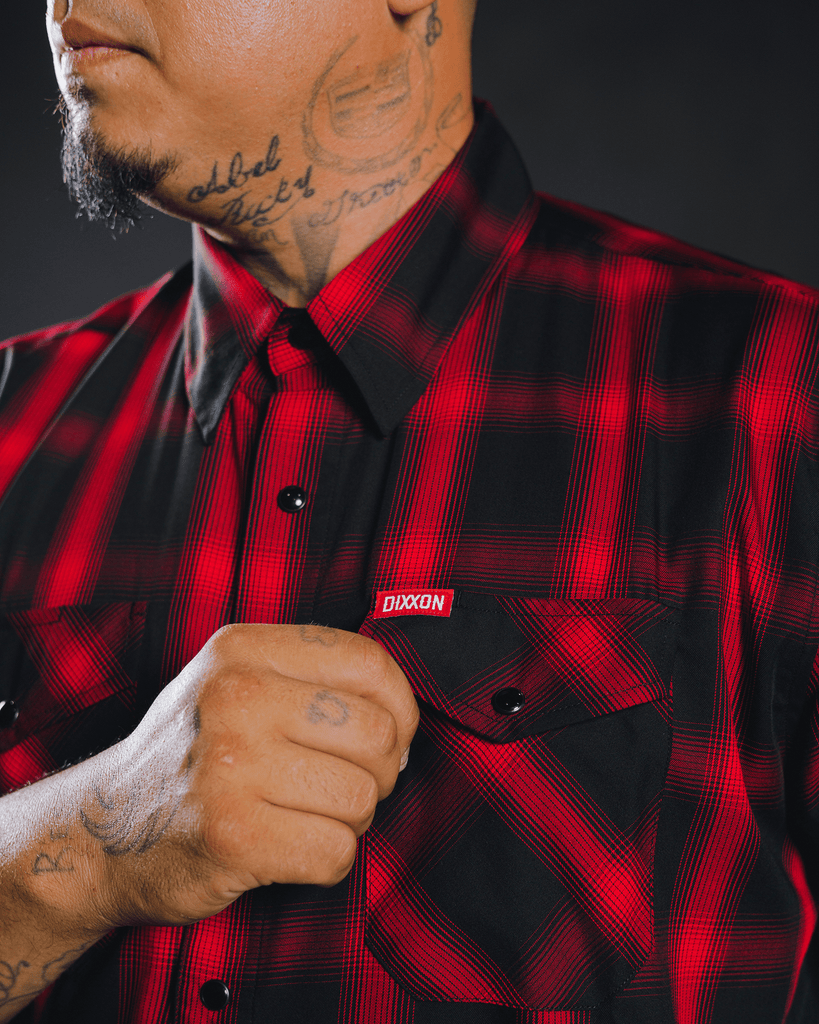 El Rojo Loco Bamboo Short Sleeve - Dixxon Flannel Co.