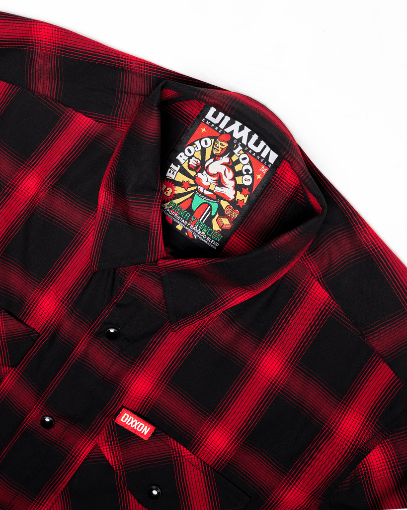 El Rojo Loco Bamboo Short Sleeve - Dixxon Flannel Co.