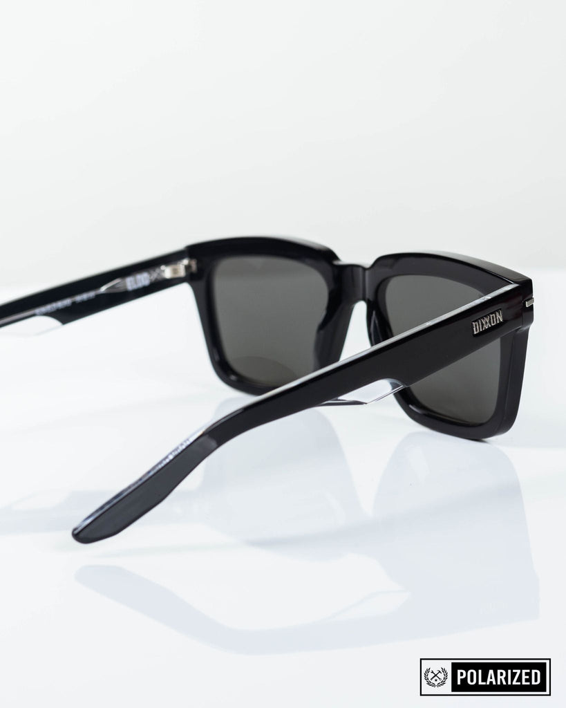 Eldo Sunglasses - Polished Black & Gray Polarized - Dixxon Flannel Co.