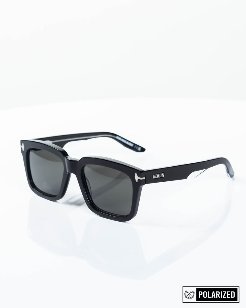 Eldo Sunglasses - Polished Black & Gray Polarized - Dixxon Flannel Co.