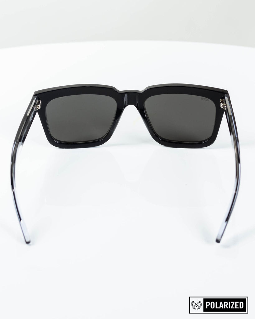 Eldo Sunglasses - Polished Black & Gray Polarized - Dixxon Flannel Co.