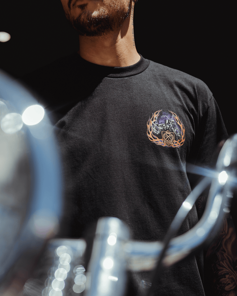 Fire Crest T - Shirt - Black - Dixxon Flannel Co.