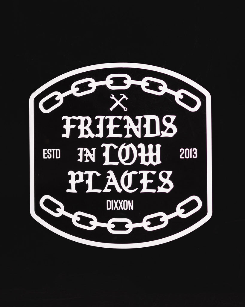 Friends in Low Places 12" Die Cut Sticker - Dixxon Flannel Co.