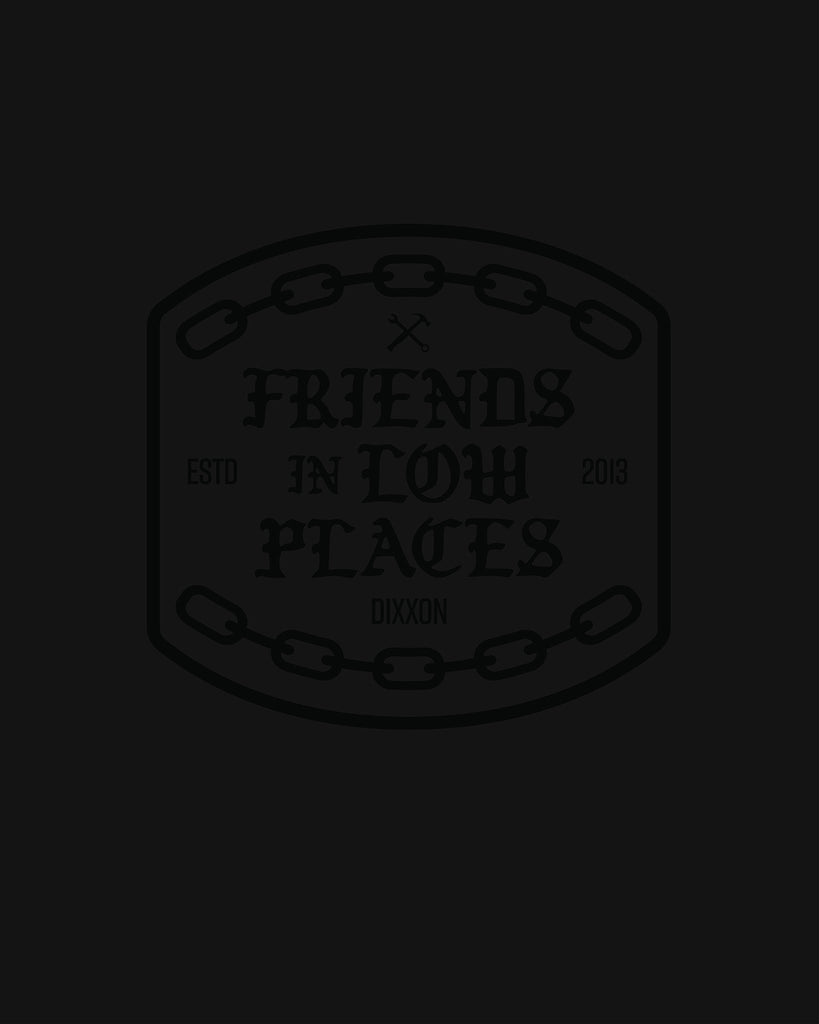 Friends in Low Places 12" Die Cut Sticker - Dixxon Flannel Co.