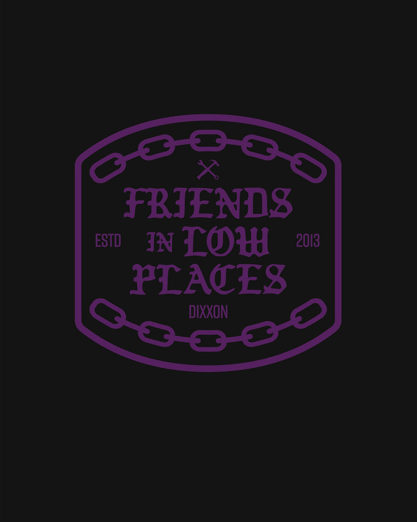 Friends in Low Places 12" Die Cut Sticker - Dixxon Flannel Co.