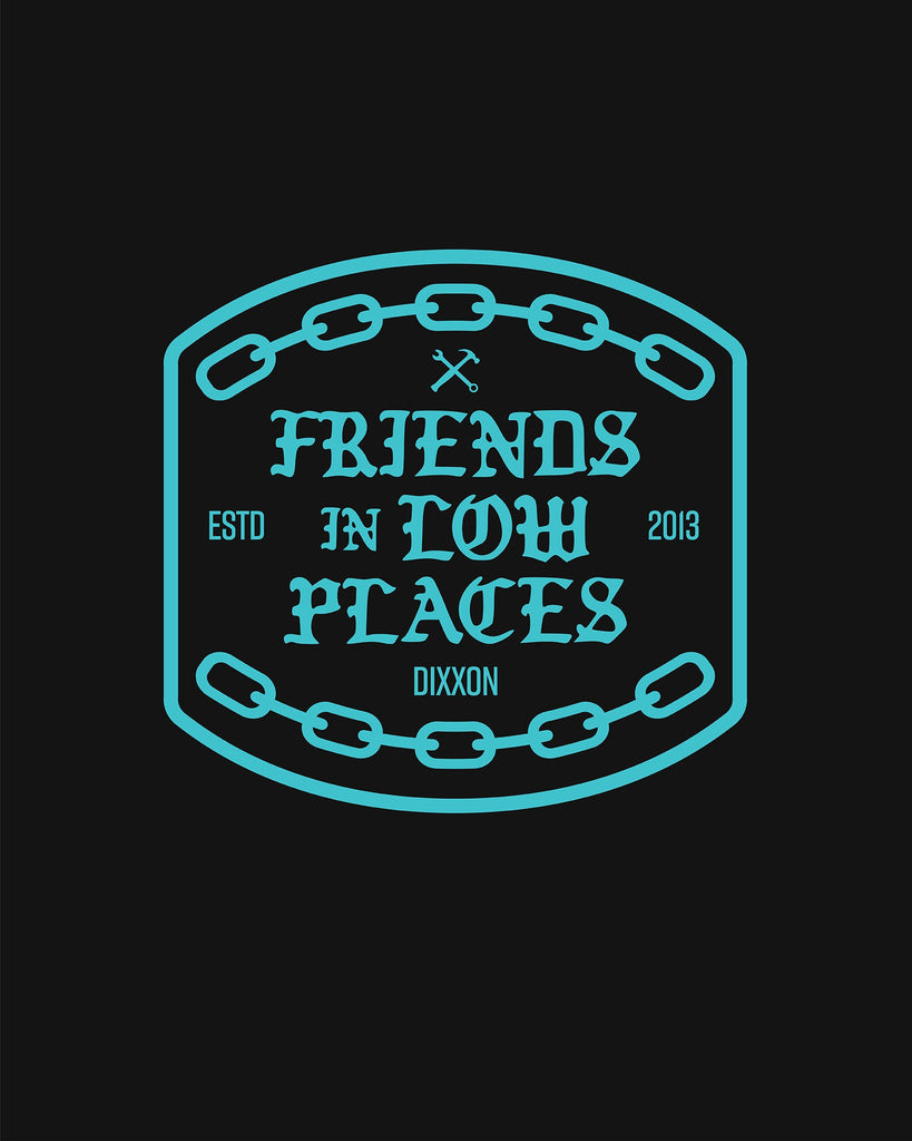 Friends in Low Places 6" Die Cut Sticker - Dixxon Flannel Co.