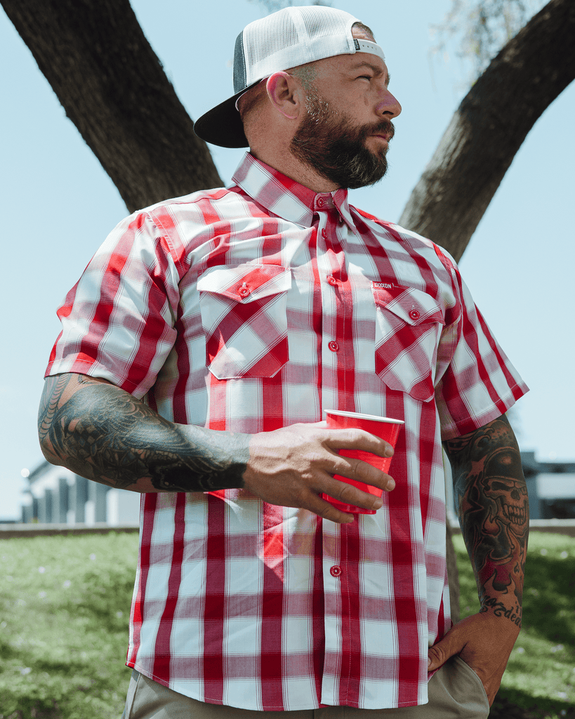 Gingham Bamboo Short Sleeve - Dixxon Flannel Co.