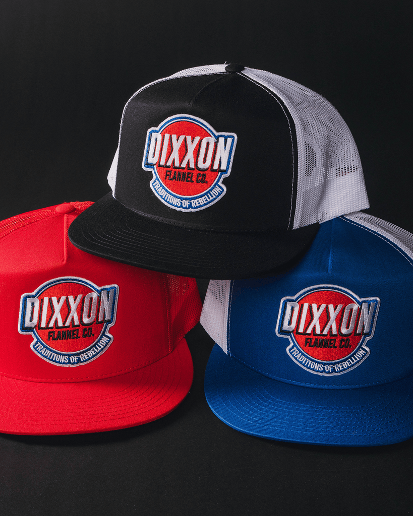 Hot Rod Flat Bill Trucker Snapback - Dixxon Flannel Co.