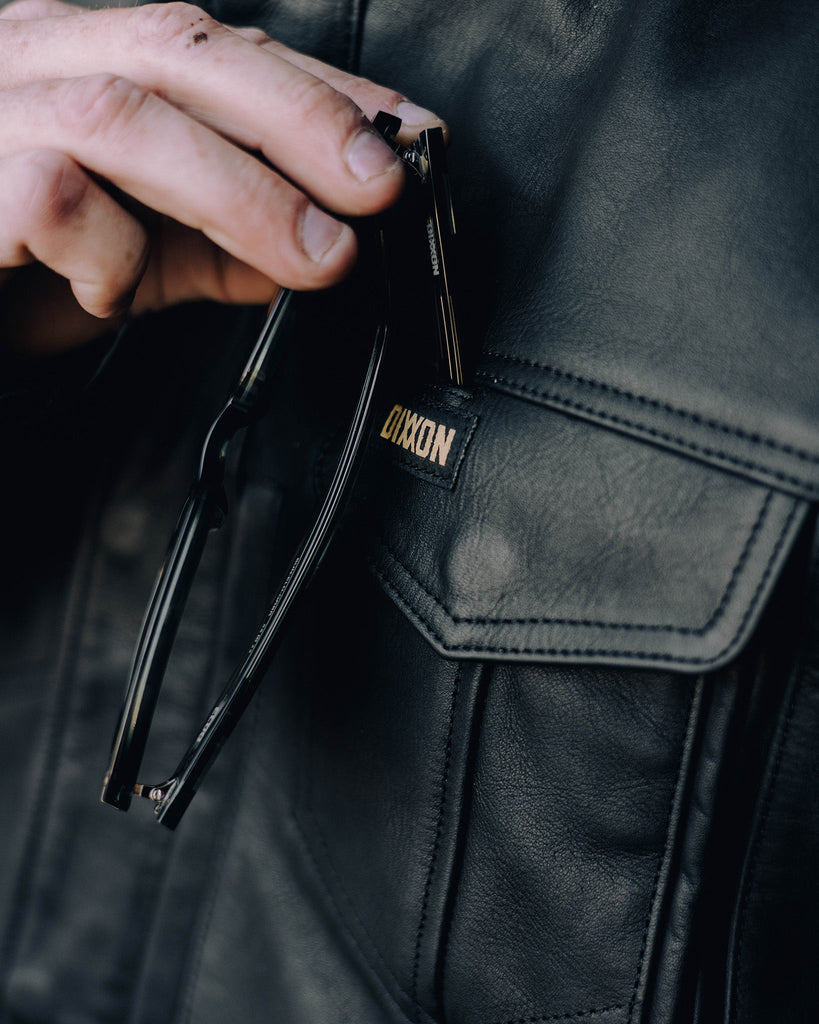 Hudson Leather Jacket - Black - Dixxon Flannel Co.