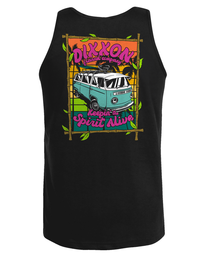 Keepin' The Bus Spirit Alive Tank - Black - Dixxon Flannel Co.