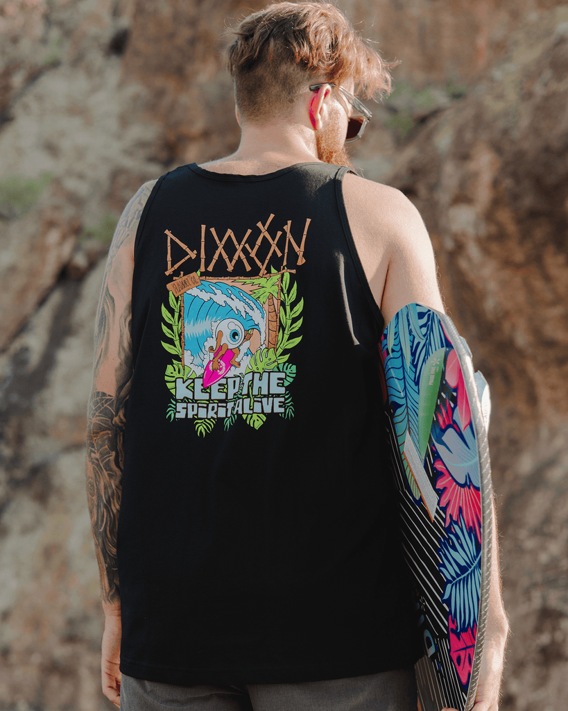 Keepin' The Spirit Alive Eye Tank - Black - Dixxon Flannel Co.