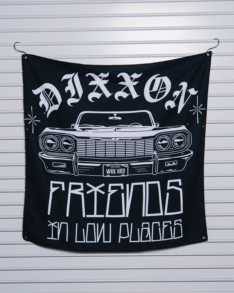 Low Places Garage Banner - 36" x 36" - Dixxon Flannel Co.